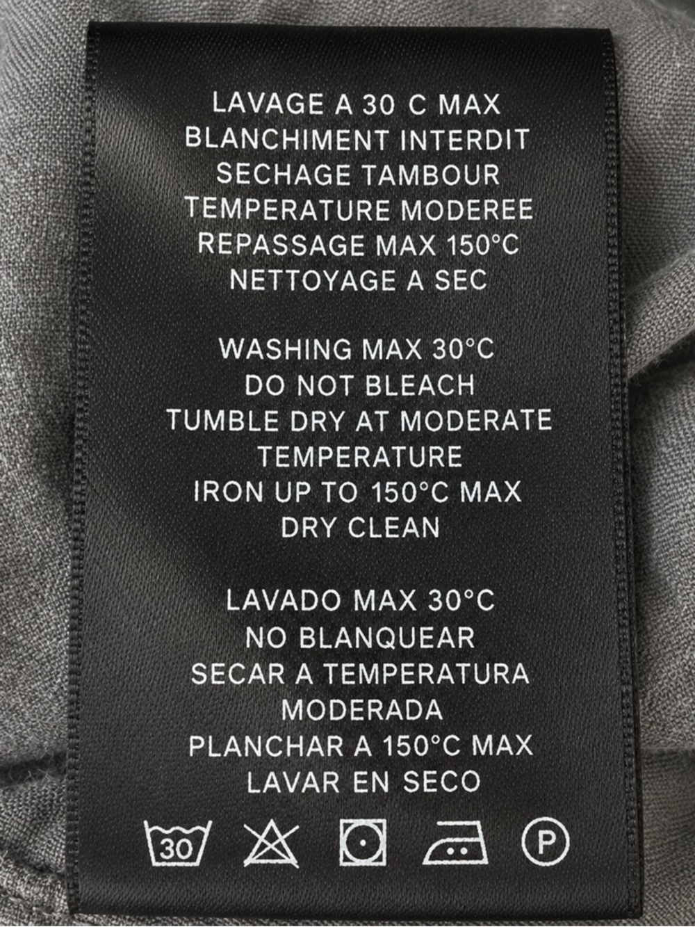 SOEUR Unique Mini Dress Charcoal Gray Utility Pocket Relaxed Cotton 38 US Size 6 - Picture 7 of 9